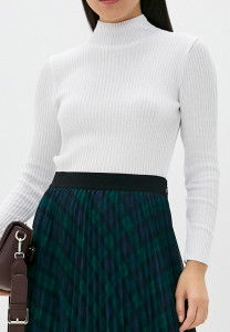 Джемпер высокое горло л21006 белый