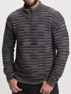 Джемпер короткая молния 2431 скала