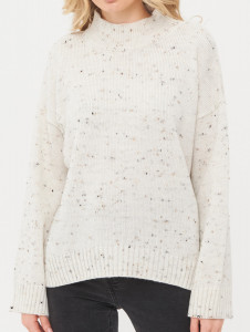 Джемпер высокое горло л1385 белый