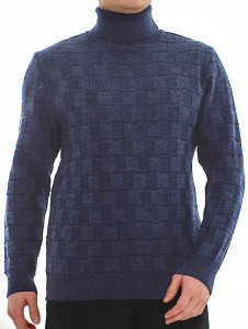 Джемпер высокое горло 2018 джинс 2