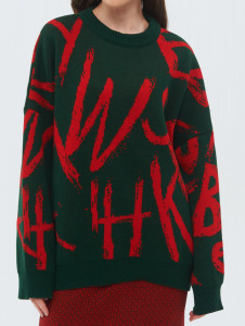 Джемпер л1362 зеленый