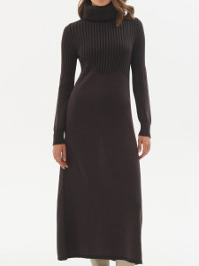 Платье л0982 кофе