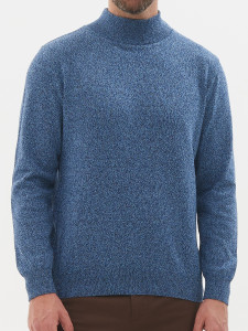 Джемпер высокое горло 22026 джинс 2