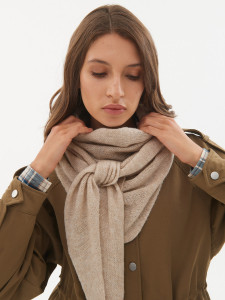 Шарф (косынка) а1448 молочный