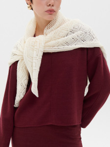 Платок а1491 молочный