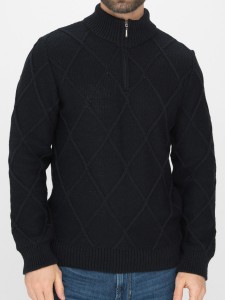 Джемпер короткая молния 2365 ночь