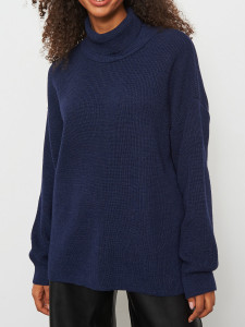 Джемпер высокое горло л1262 джинс