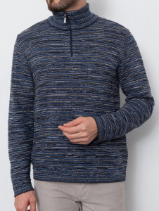 Джемпер короткая молния 2446 шторм