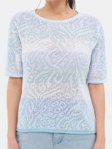 Джемпер короткий рукав л1233 мята