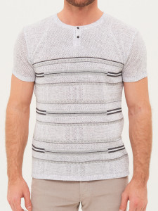 Джемпер короткий рукав 0798 серый 1