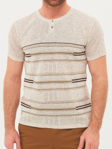 Джемпер короткий рукав 0798 лен 1