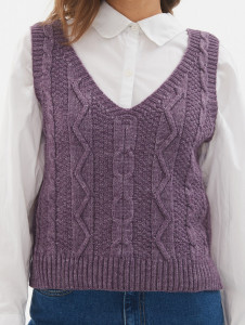 Жилет л1436 сиреневый