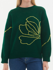 Джемпер л21277 зеленый