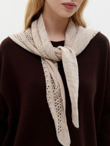 Шарф (косынка) а1493 бежевый