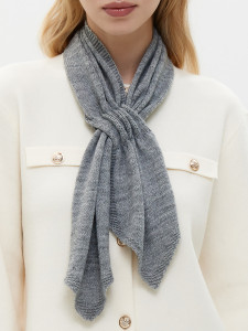 Шарф а1494 серый