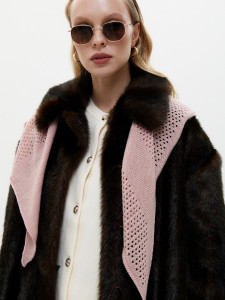 Шарф (косынка) а1493 розовый